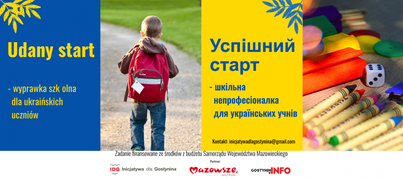 Udany start szkolny ukraińskich uczniów